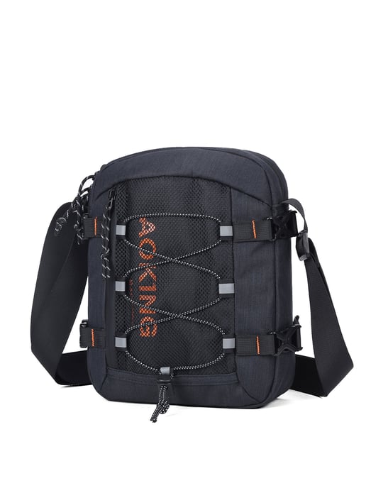 Aoking schoudertas Uniseks BLACK - Image 2
