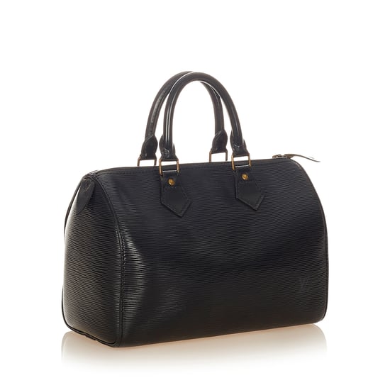 Vintage Louis Vuitton Epi Speedy 25 Black - Image 2