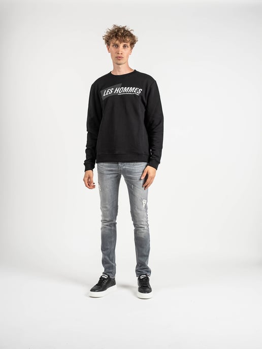 Les Hommes Sweatshirt Men's Black - Image 6