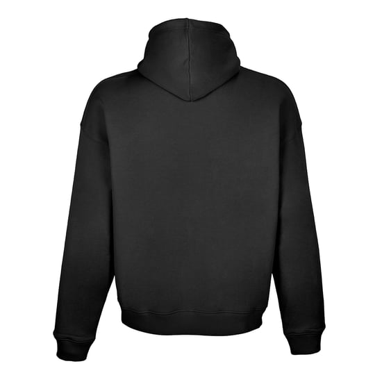 SOLS Unisex Adult Connor Organic Oversized Hoodie (Black) - Image 2