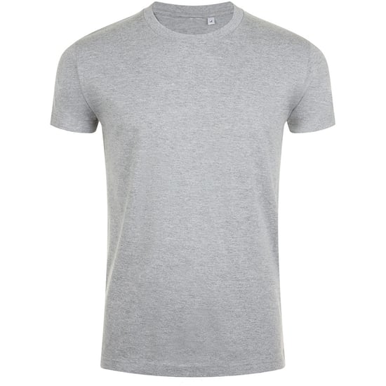 SOLS Mens Imperial Slim Fit Short Sleeve T-Shirt (Grey Marl)