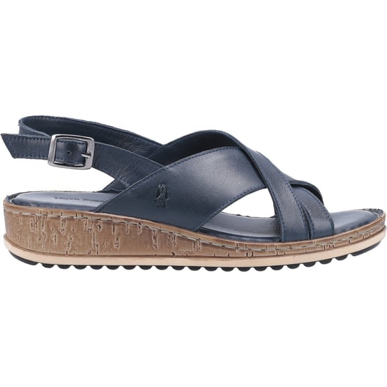 Hush Puppies Vrouwen/dames Elena Leren Wigsandaal (Marine) - Image 2