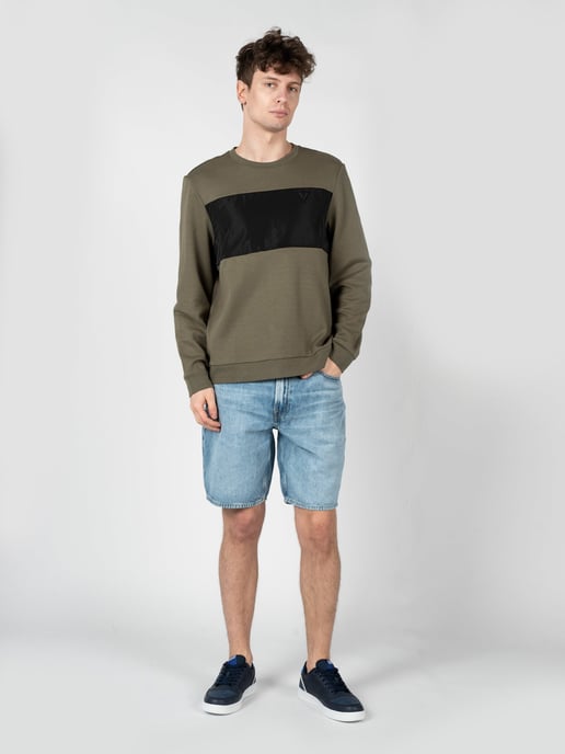 Guess Sweatshirt Remy Men's Green