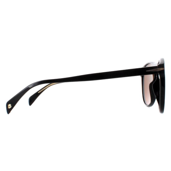 David Beckham Round Mens Black Brown DB1008/S