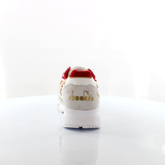Diadora Repubbliche Marinare N9000 MII Mens White/Red Trainers - Image 2