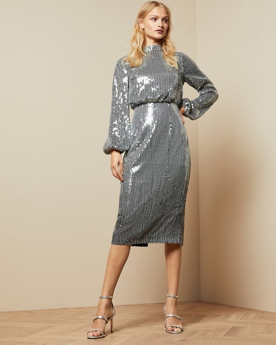 black mesh overlay midi dress Darya Mesh Midi Dress — Ribbed Slip & Sheer Mesh