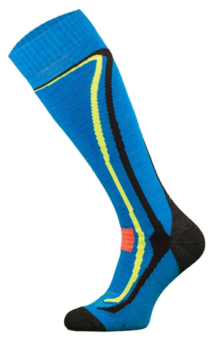 Comodo - Unisex Kniehoge Merino Wollen Skisokken - Blauw - Image 1