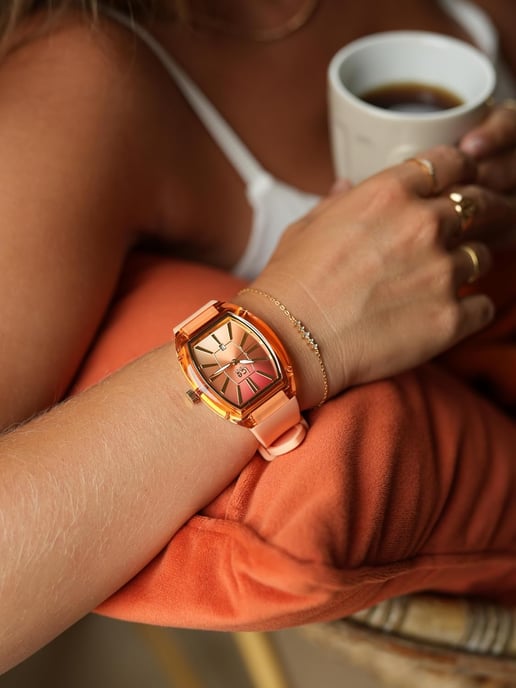 Ice Watch Ice Boliday - Dome - Peach Cherry Sunset Women's Orange Watch 024036 - Image 4