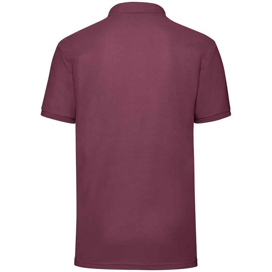Fruit of the Loom Mens Pique Polo Shirt (Burgundy) - Image 2