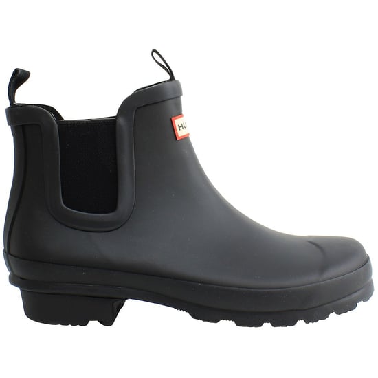 Hunter Chelsea Grote Kinderen Zwarte Wellington Laarzen - Image 1