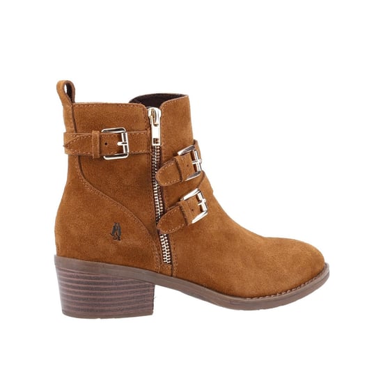 Hush Puppies Womens/Ladies Jenna Leather Ankle Boots (Tan) - Image 2