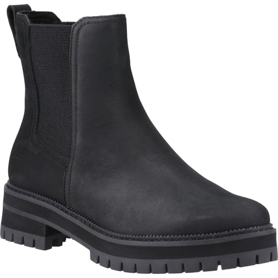 TOMS Bennet läder dam svarta stövlar - Image 1