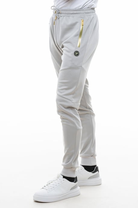 D-Rock Men's Cuffed Jogger with Gold Zipper Details Jogging Bottoms