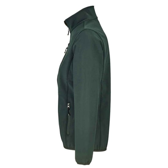 SOLS Womens/Ladies Falcon Softshell Recycled Soft Shell Jacket (Forest Green) - Image 2