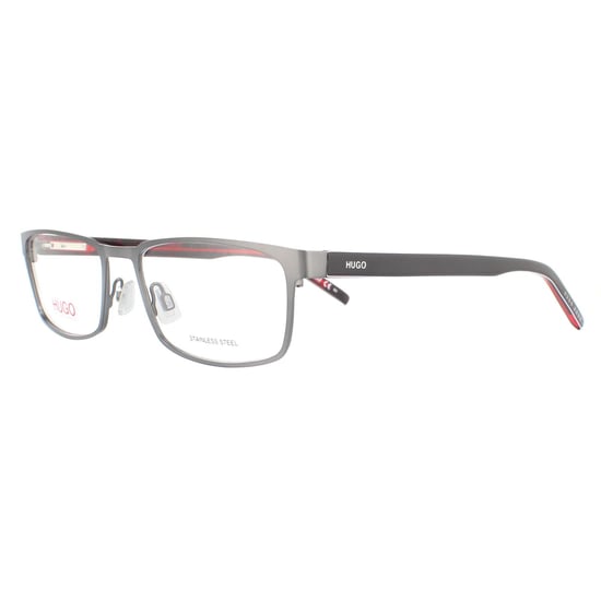 Hugo by Hugo Boss Brillenkaders HG 1075 R80 Semi-Mat Donker Ruthenium Heren - Image 2