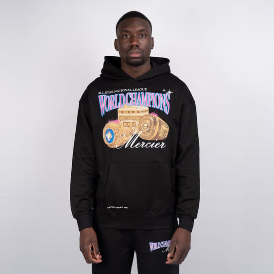 Men's Mercier Champions Ring Hoodie in Black