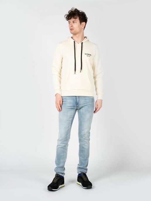 Iceberg Sweatshirt Hoodie Men's Beige - Image 2