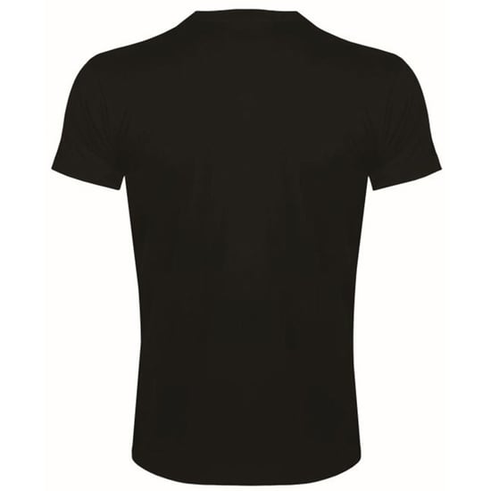 SOLS Mens Imperial Slim Fit Short Sleeve T-Shirt (Deep Black)