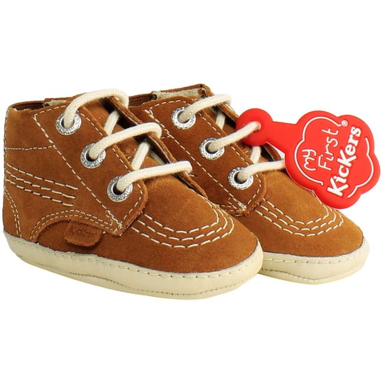 Kickers Hi Crib Barn Bruna skor - Image 1