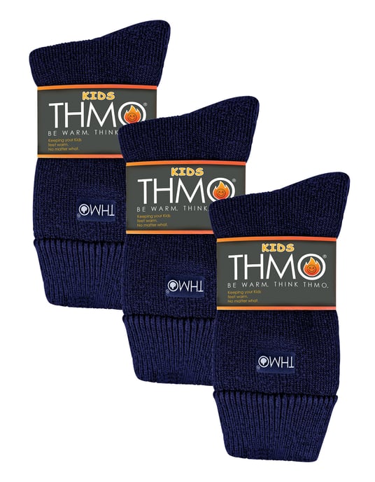 THMO - 3 paar thermo kindersokken - Marine - Image 2
