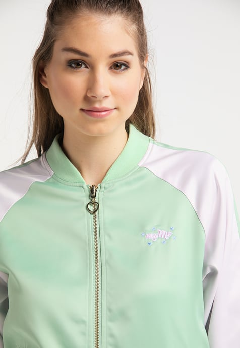 Mymo Omkeerbare jas Dames neo mint colorblock - Image 5