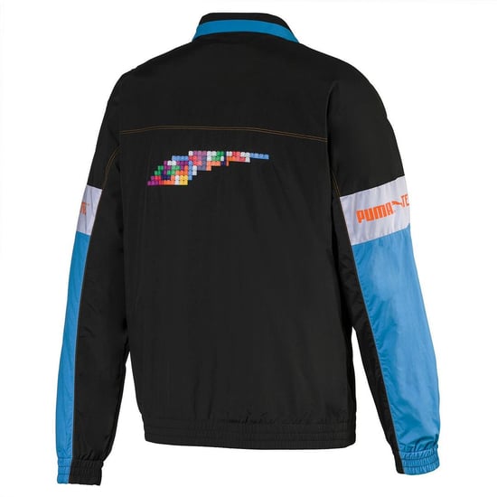 Puma x Tetris Long Sleeve Zip Up Black Mens Jacket 597136 01