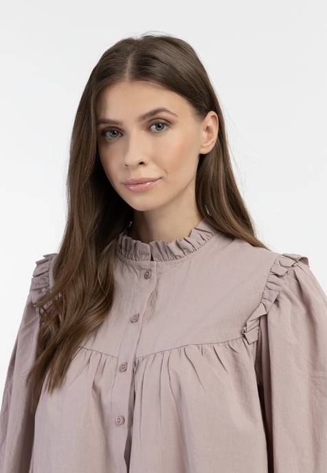 Dreimaster Blouse Dames oud roze - Image 5