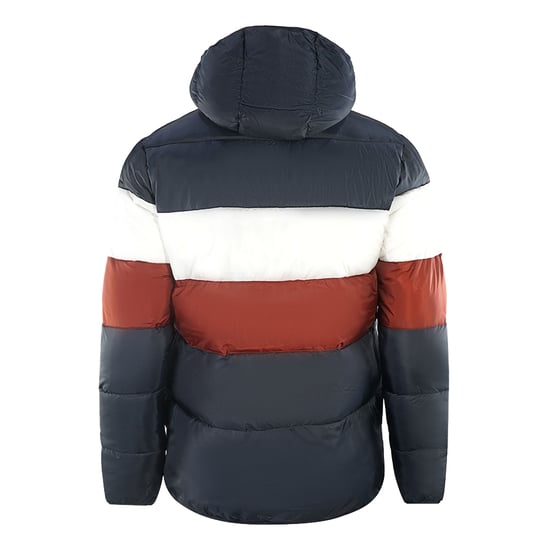 Lyle & Scott Colourblock Puffer Navy Blue Jacket - Image 2
