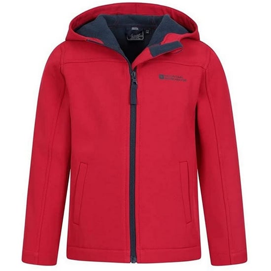 Mountain Warehouse Childrens/Kids Exodus Water Resistant Soft Shell Jacket (Red)