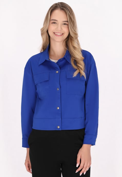 Mymo Blouson Dames koningsblauw - Image 3