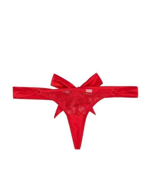 Playful Promises Anneliese Satin Thong Curve