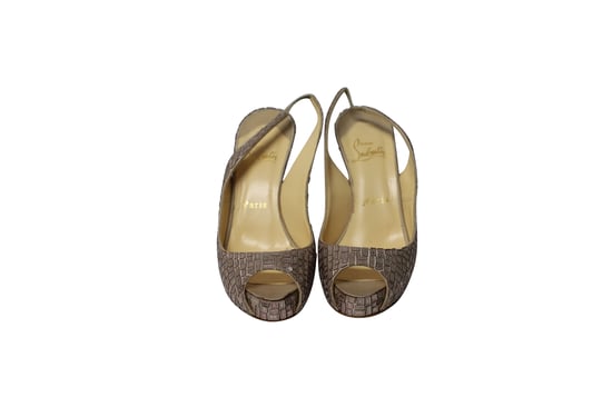 Christian Louboutin Prive Mosaique 120 Pumps in Zilver Acryl - Image 2