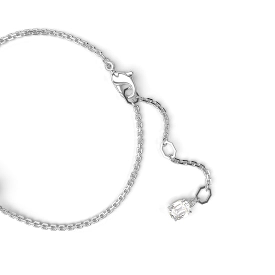 Swarovski 'Mesmera' Women's Base Metal Bracelet - Silver 5668359