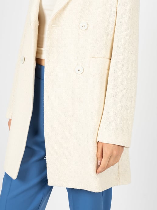 Silvian Heach Coat Woman's Off-White - Image 5