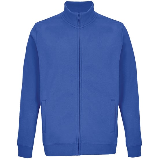 SOLS Unisex Cooper Sweat Jacket met volledige rits voor volwassenen (Koningsblauw) - Image 1