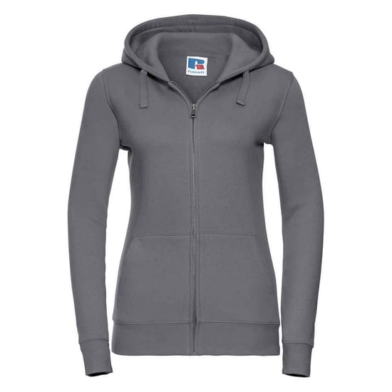Russell Dames/Dames Authentic Full Zip Hoodie (Konvooi Grijs) - Image 1