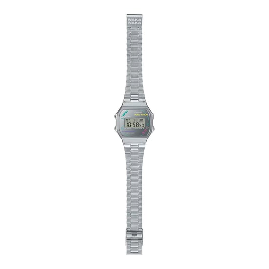 Casio Casio Collection Vintage Pac-man 45th Anniversary Men's Silver Watch A168WEPC-7AER - Image 4