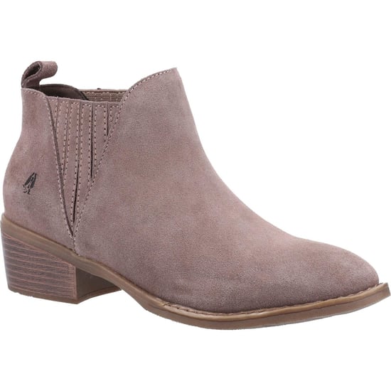 Hush Puppies Dames/dames Isobel enkellaarsjes van suède (Taupe) - Image 1
