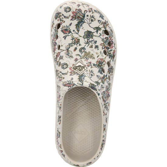 Muck Boots Muckster Lite Synthetic Light Grey/Floral Print Clogs - Image 4
