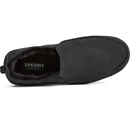 Sperry Moc-Sider Female Slip On Ladies Shoes BLACK