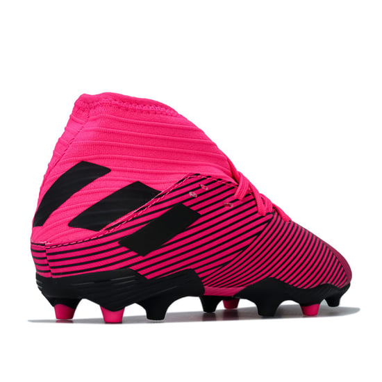 Boy's adidas Junior Nemeziz 19.3 FG Football Boots in Pink