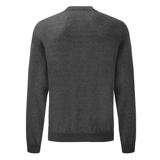 Fruit Of The Loom Heren Set-In Belcoro® garen Sweatshirt (Donker Heather) - Image 2