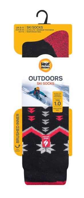 HEAT HOLDERS LITE - Thermal Ultra Thin Funky Ski Socks för damer - Image 2