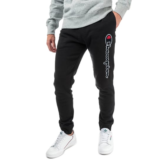 Men's Champion Large Logo Jog Pants in Black