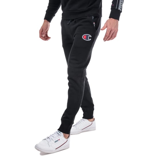 Men's Champion Suede C Logo Jog Pants in Black - Image 1