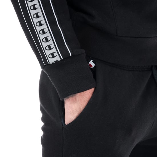 Men's Champion Suede C Logo Jog Pants in Black - Image 6