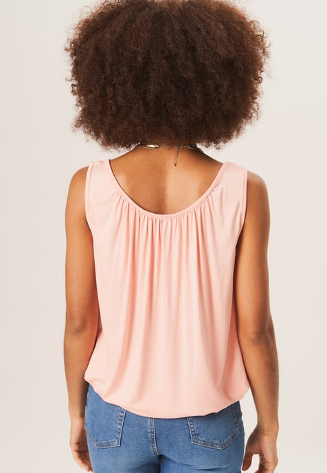 Rouse Neck Oversized Sleeveless Top - Image 4