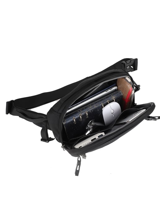 Aoking Belt bag Unisex BLACK - Image 5