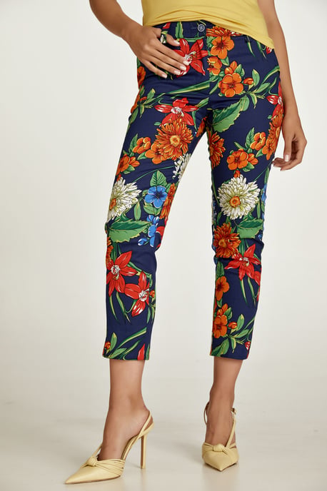 Bloemetjesbroek in rood, blauw en groen - Image 6