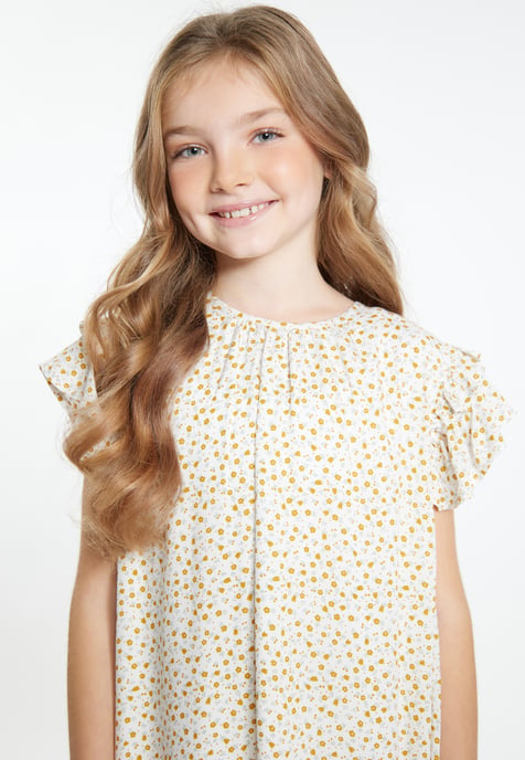 Dreimaster Dress mustard - Image 3